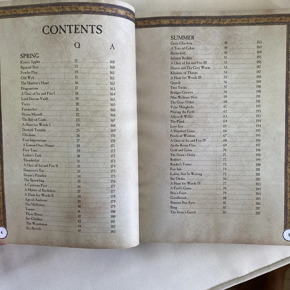 A Game of Thrones Puzzle Quest VG Book Tim Dedopulos Brain Teasers‎